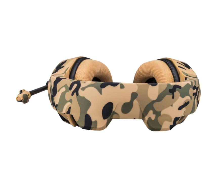 Camouflage Wired Gaming Headset for PS4 and PC