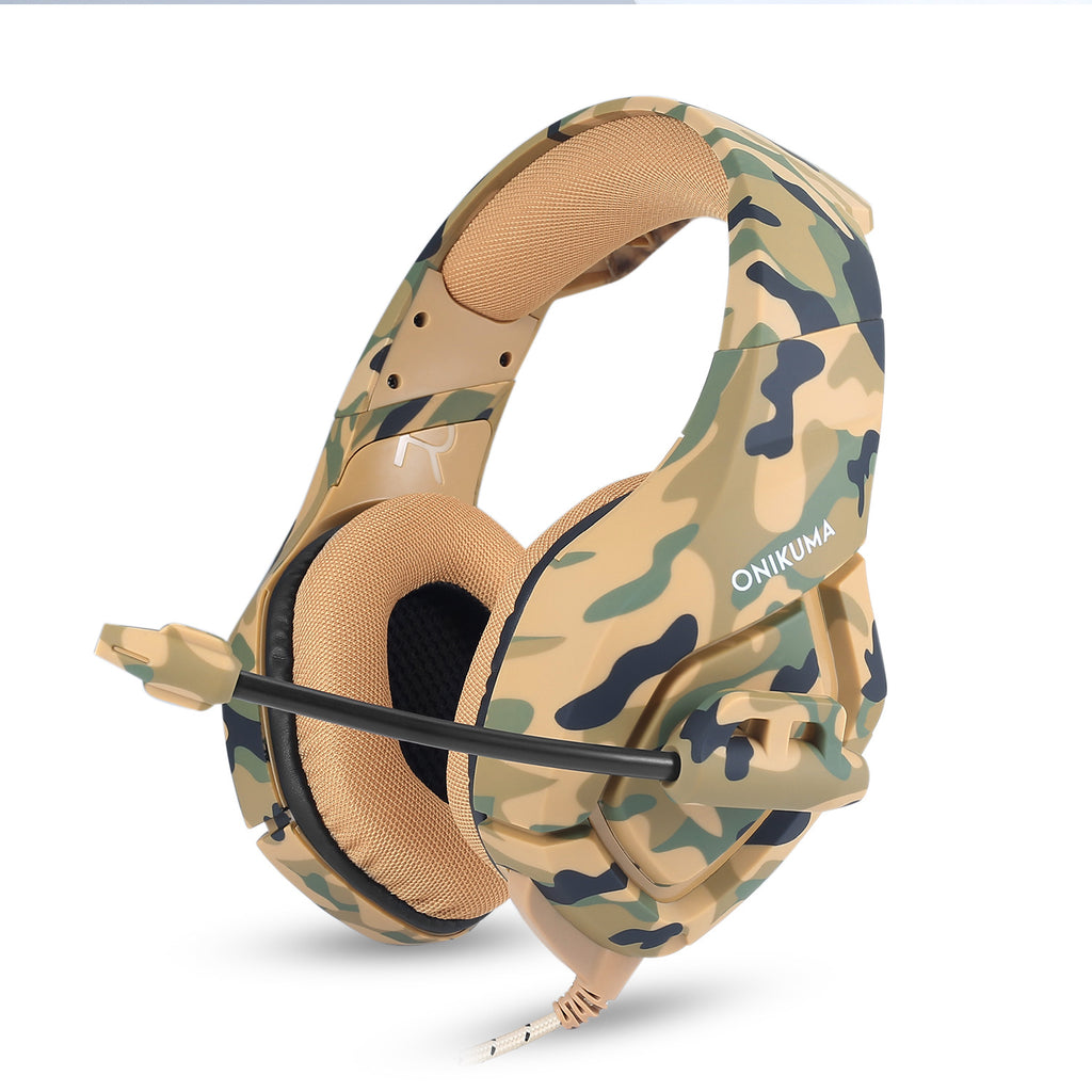 Camouflage Wired Gaming Headset for PS4 and PC