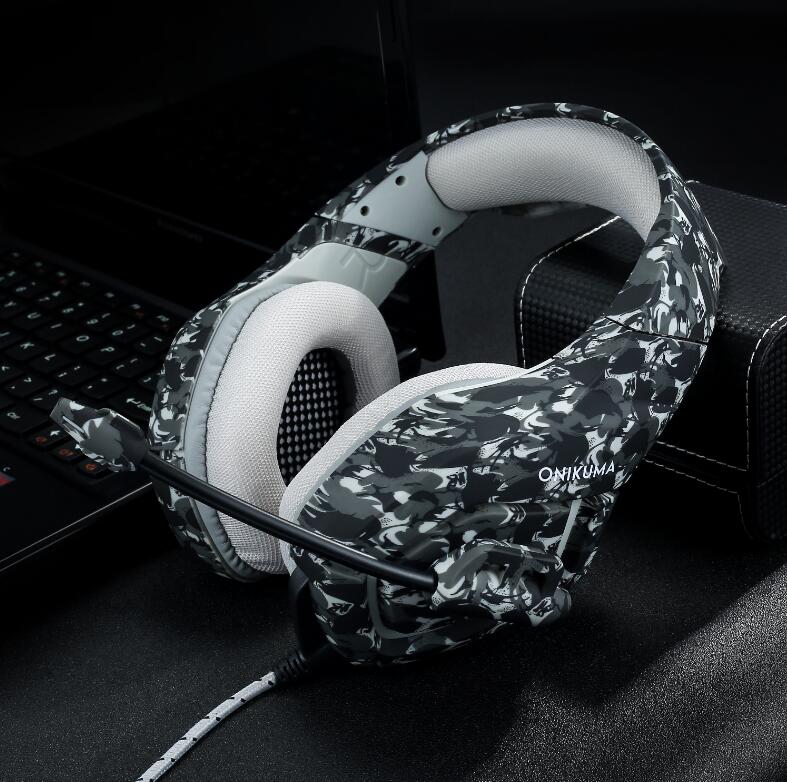 Camouflage Wired Gaming Headset for PS4 and PC