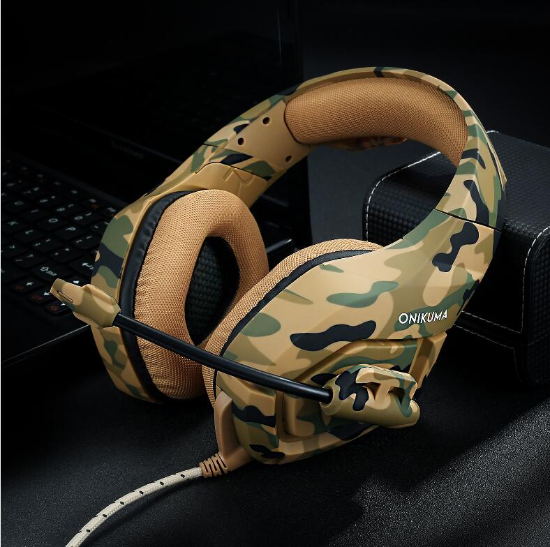 Camouflage Wired Gaming Headset for PS4 and PC