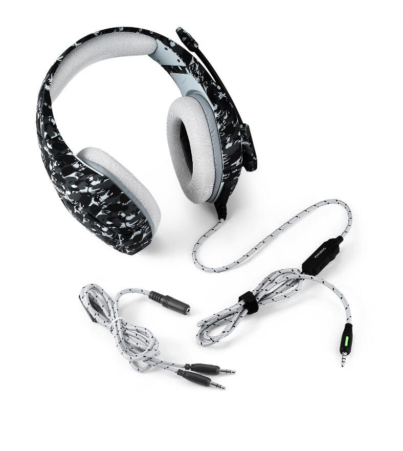 Camouflage Wired Gaming Headset for PS4 and PC